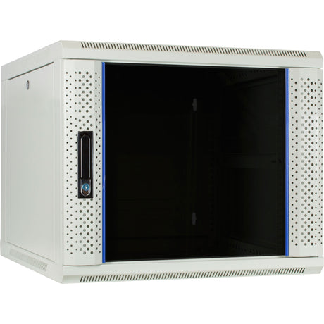 Dsi 9u witte wandkast met glazen deur - ds6609w server rack (wit, 600 x 600 x 500mm)