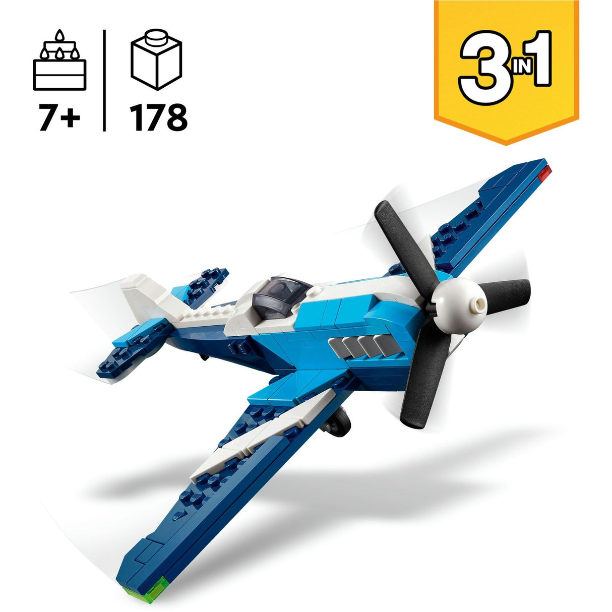 Lego creator 3in1 luchtvaart: racevliegtuig - 31160