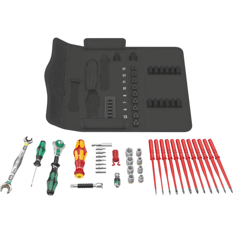 Wera kraftform kompakt w 2 gereedschapsset (zwart, 35-delig)