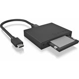 Icy box ib-cr402-c31 card reader kaartlezer (zwart, usb-c 3.2 (10 gbit s))
