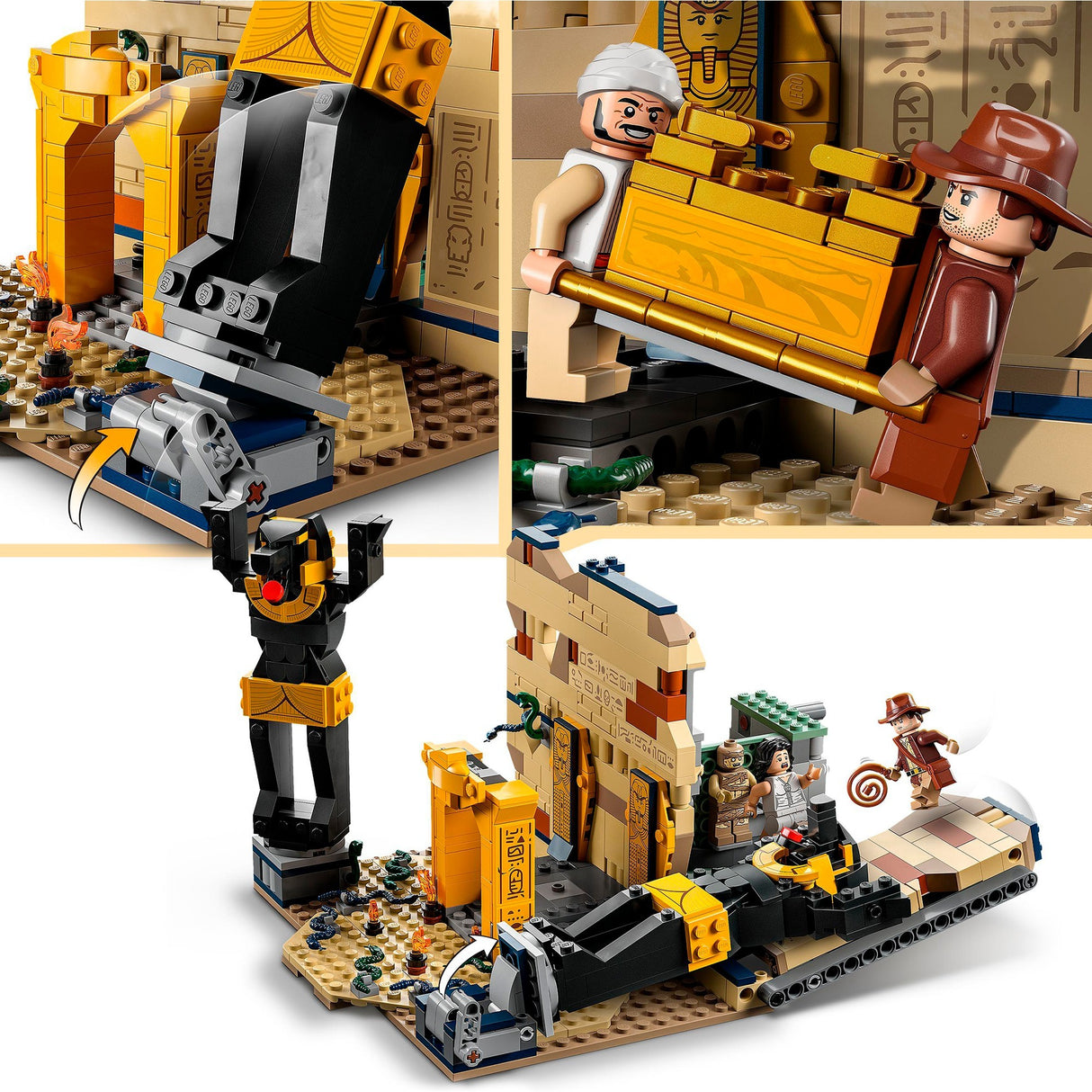 Lego indiana jones - ontsnapping uit de verborgen tombe constructiespeelgoed (77013)