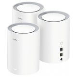 Cudy ax1800 gigabit mesh wi-fi 6 system (3-pack) mesh router (wit)