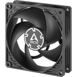 Arctic p9 pwm pst case fan (zwart, 92 x 92 x 25 mm)