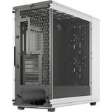 Fractal design north xl rc chalk white tg clear midi tower behuizing (wit houtkleur | 2x usb-a | 1x usb-c | tempered glass)