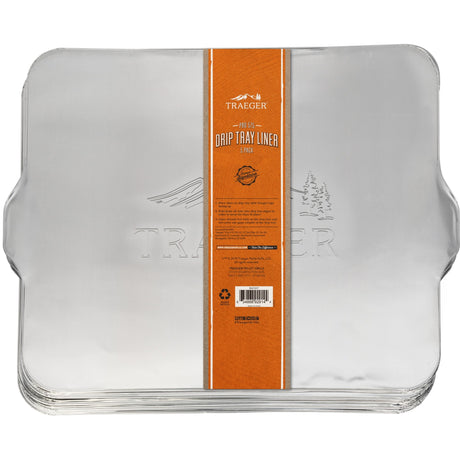 Traeger vetafdruipplaat beschermfolie voor pro 575 druipschaal (zilver, 5 stuks)