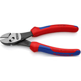 Knipex twinforce zijsnijtang 7372180 kniptang (rood blauw)