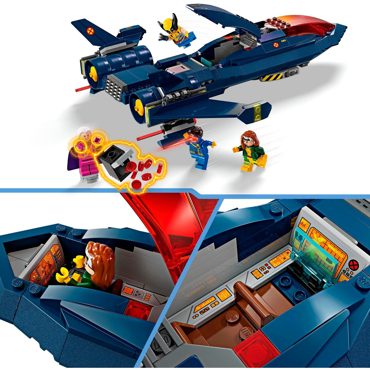 Lego super heroes 76281 x-men x-jet