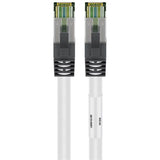 Goobay cat.8.1 netwerkkabel (wit, 0,5 meter, s ftp (pimf), rj-45)