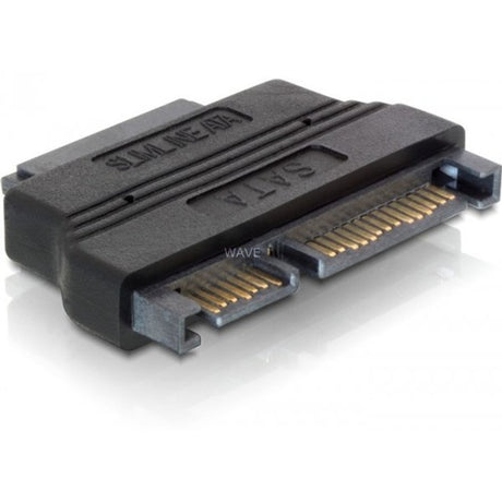 Delock adapter 22-pin sata > 13-pin slim sata (zwart, 65156)