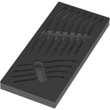 Wera 9733 schuimrubberen inzetstuk met 6001 joker switch set 1, 11‑delig moersleutel (zwart grijs)