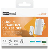 Klikaanklikuit acdb-8000ac plug-in draadloze deurbelset (wit)