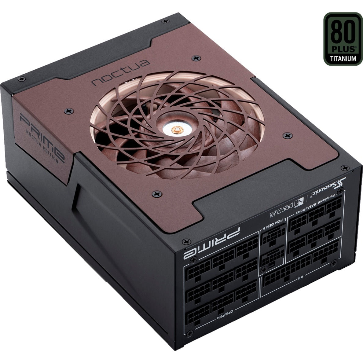 Noctua prime tx-1600 edition modulaire 1600 watt voeding (zwart, 2x 12vhpwr, 6x pcie)