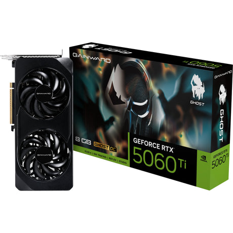 Gainward geforce rtx 5060 ti ghost oc 8gb grafische kaart (3x displayport, 1x hdmi 2.1, dlss 4)