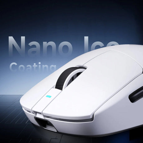 Mchose a7 ultra draadloze gaming muis (wit, tot 26.000 dpi, 2.4 ghz usb-c bluetooth)