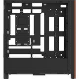 Thermaltake s370 ws midi tower behuizing (zwart | 2x usb-a | 1x usb-c | tempered glass)