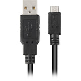 Sharkoon usb-a 2.0 > micro usb-b kabel (zwart, 3 meter)