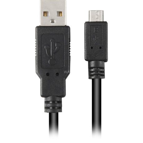 Sharkoon usb-a 2.0 > micro usb-b kabel (zwart, 3 meter)