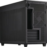 Asus prime ap201 mini tower behuizing (zwart | 2x usb-a | 1x usb-c)