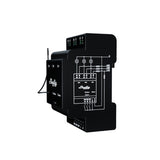 Shelly qubino wave pro 3 schakelaar (zwart, z-wave s800)