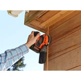 Black+decker bdcros18 18v accu excentrische schuurmachine (zwart oranje, opbergtas, oplader en accu inbegrepen)