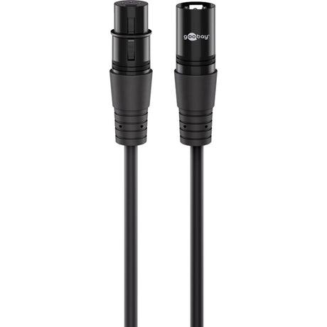 Goobay xlr-aansluitkabel (zwart, 3 meter)