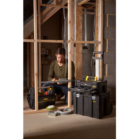 Stanley fatmax pro-stack gereedschapswagen (zwart geel)