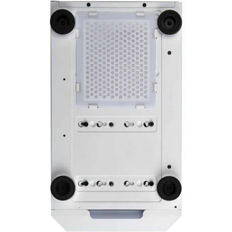Silverstone fara h1m pro midi tower behuizing (wit | 3x usb-a | rgb | window)