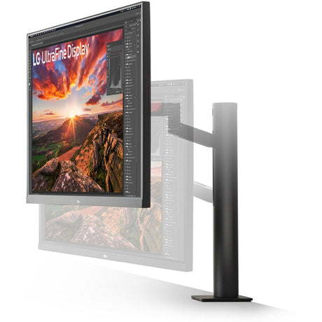 Lg ergo ips monitor met usb type-c 31.5 4k uhd (zwart, 2x hdmi, 1x displayport)