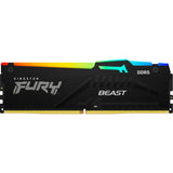 Kingston fury 16 gb ddr5-5600 werkgeheugen (zwart, kf556c36bbea-16, beast rgb, xmp, expo)