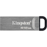 Kingston datatraveler kyson 512 gb usb-stick (zilver, dtkn 512gb)