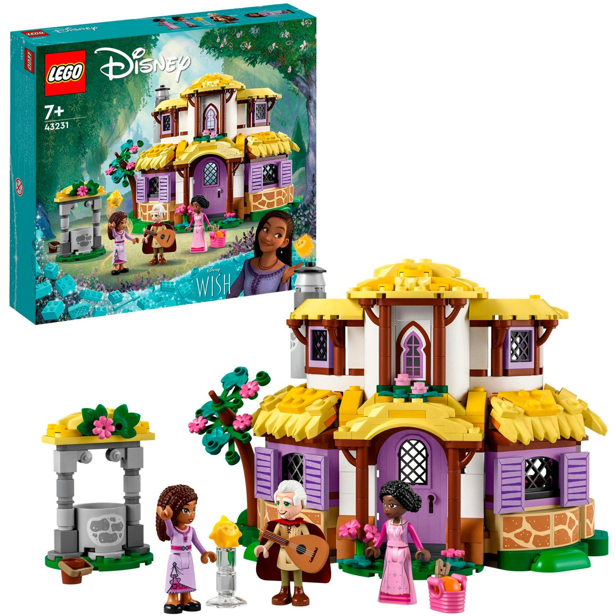 Lego disney princess 43231 asha's huisje