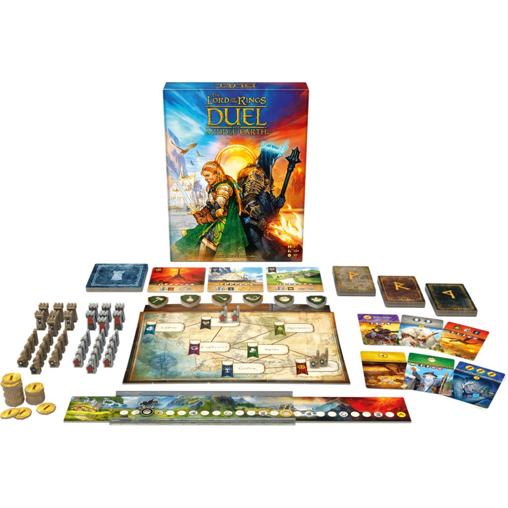 Asmodee the lord of the rings - duel for middle earth - nederlandstalig kaartspel