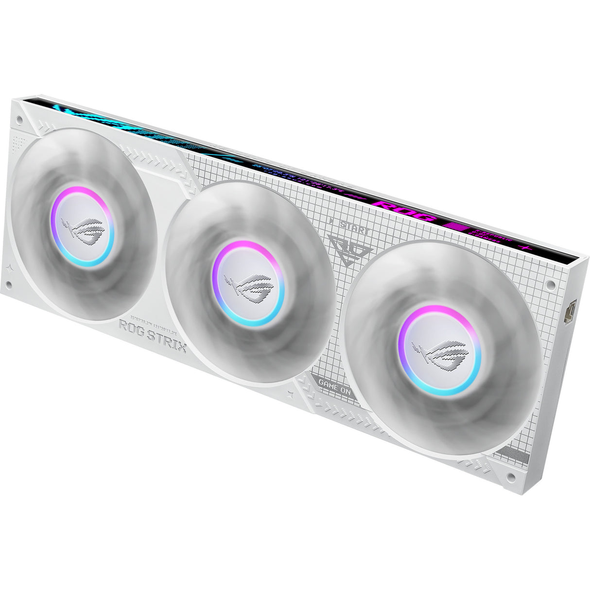 Asus rog strix slc iv 360 argb lcd white edition waterkoeling (wit)