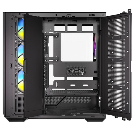 Antec c7 argb midi tower behuizing (zwart | 2x usb-a | 1x usb-c | tempered glass)