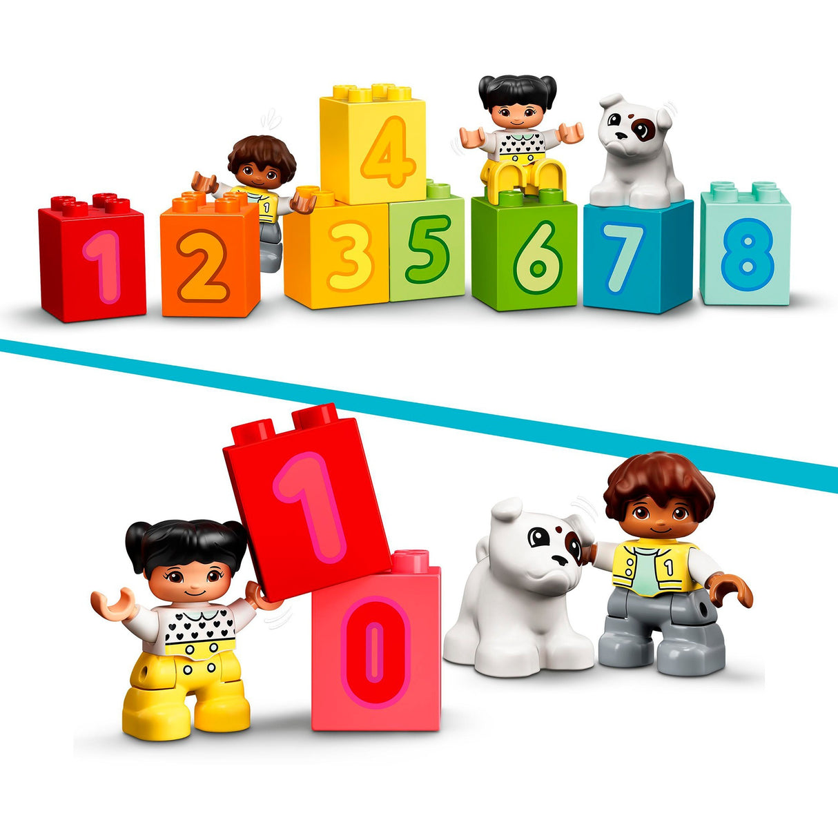 Lego duplo getallentrein educatief speelgoed voor peuters 10954