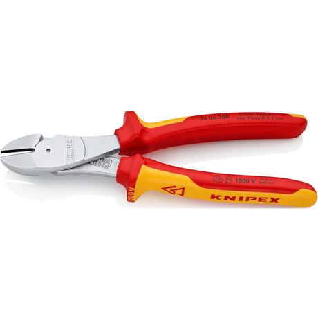 Knipex 74 06 200 kracht-zijsnijtang comfort 200mm vde