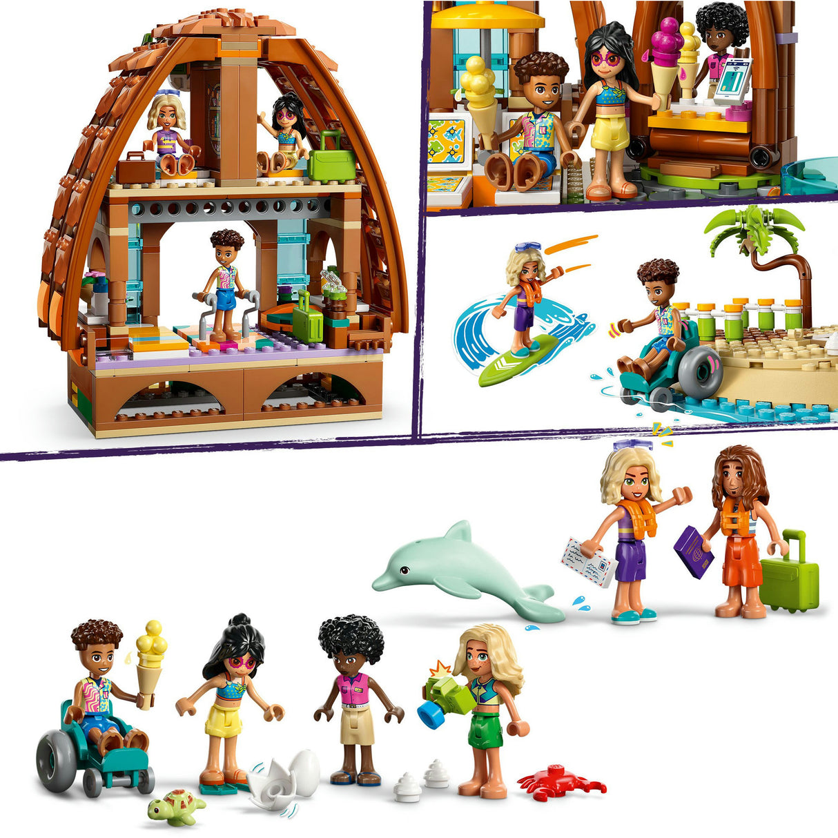 Lego ® friends strandresort, bouwset - 42673