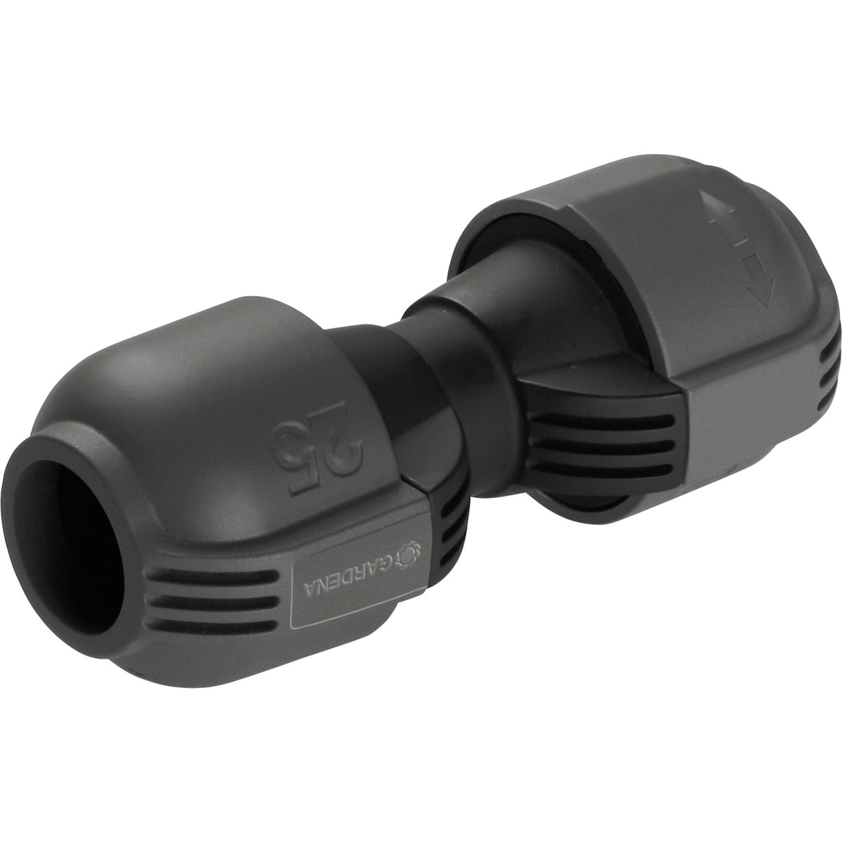 Gardena verbindingsstuk 25 mm (grijs zwart, 2775-20)