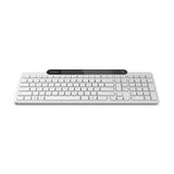 Lenovo 800 self-charging bluetooth keyboard (wit, us lay-out (qwerty), plunger, 100%, plunger switch, bluetooth 5.1, usb-c)