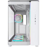Montech king 95 pro midi tower behuizing (wit | 2x usb-a | 1x usb-c | rgb | tempered glass)