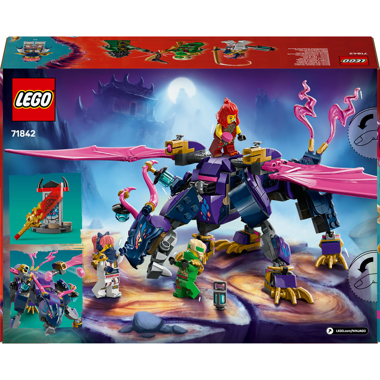 Lego ® ninjago® rontu de meesterdraak speelgoedset - 71842