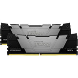 Kingston fury renegade 32 gb ddr4-3600 (2x 16 gb) werkgeheugen (zwart, kf436c16rb12k2 32, xmp 2.0)