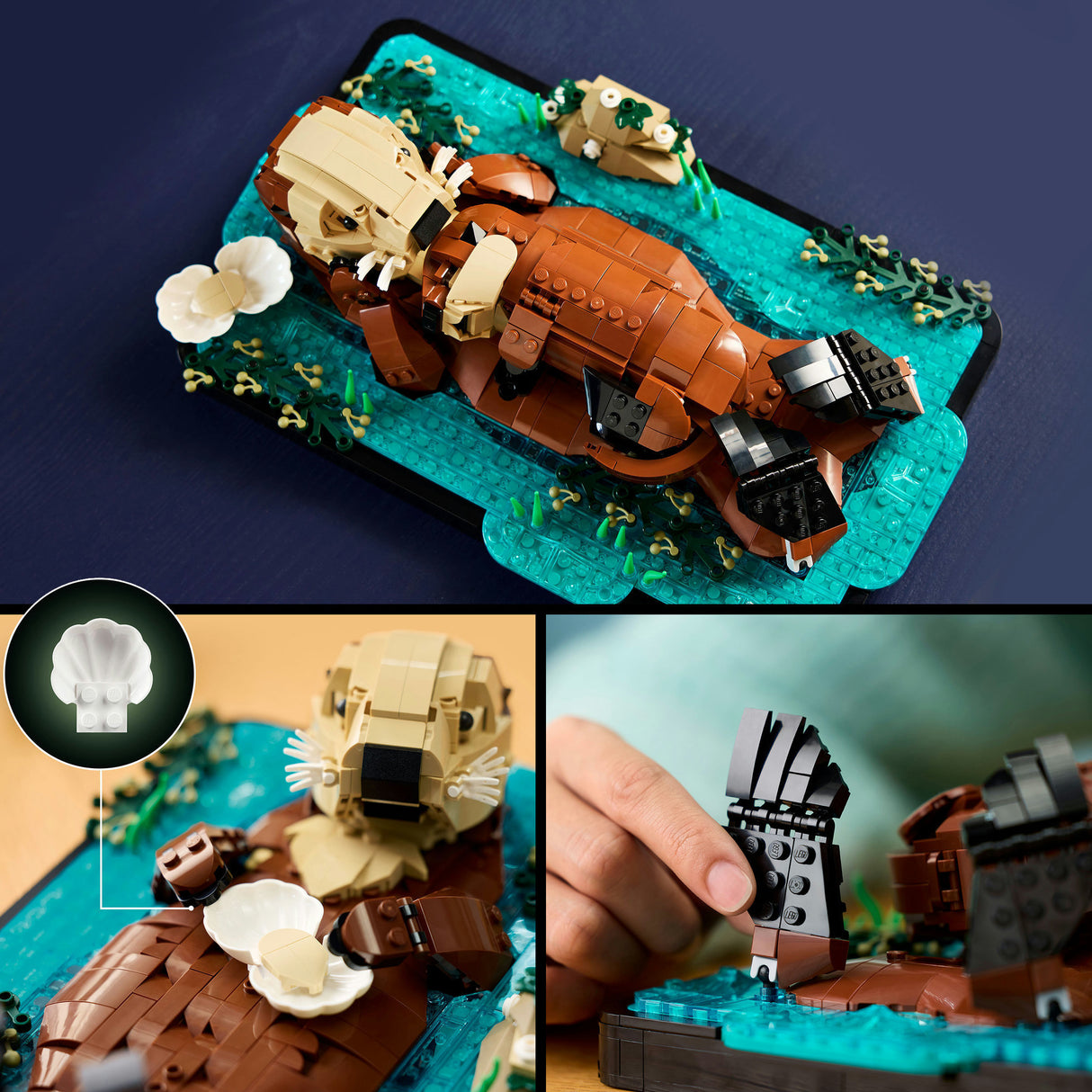 Lego ideas drijvende zeeotters - 21366