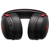 Mchose v9 pro wireless over-ear gaming headset (zwart rood, pc laptop playstation switch smartphone, 2.4g bluetooth wired type-c)