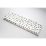 Ducky one 3 classic pure white rgb mechanisch toetsenbord (wit, us lay-out (qwerty), cherry mx speed silver, 100%, rgb led, double-shot pbt, hot-swappable, quack mechanics)