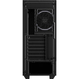 Sharkoon rgb hex midi tower behuizing (zwart | 2x usb-a | 1x usb-c | rgb | tempered glass)