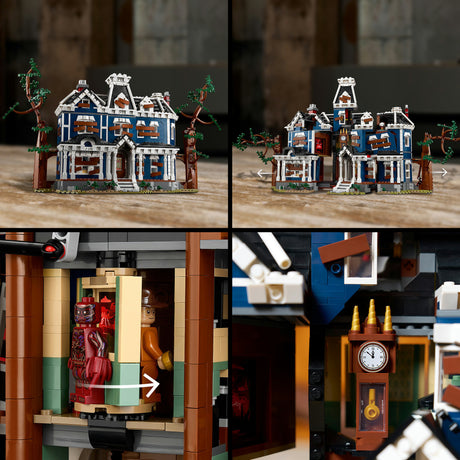 Lego icons stranger things: het huis van de familie creel bouwpakket voor volwassenen - 11370