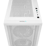 Deepcool ch560 digital midi tower behuizing (wit | 1x usb-a | 1x usb-c | rgb | tempered glass)