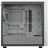 Cooler master masterbox 600 midi tower behuizing (wit | 2x usb-a | 1x usb-c | rgb | tempered glass)