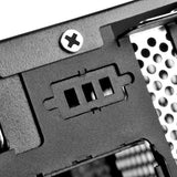 Silverstone sst-ml09b htpc behuizing (zwart | 2x usb-a)